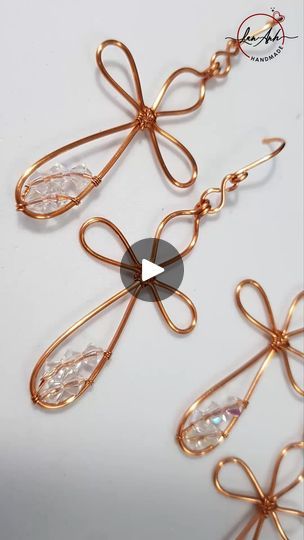 77 reactions | Simple cross earring | Wire earrings making for beginners | Simple cross earring  #handmade #diy #craft #shortsvideo | By Lan Anh HandmadeFacebook Cross Earring, Wire Tutorials, Bead Wire, Simple Cross, Earring Wire, Earrings Making, Earring Handmade, Crafts Jewelry, Wire Crafts