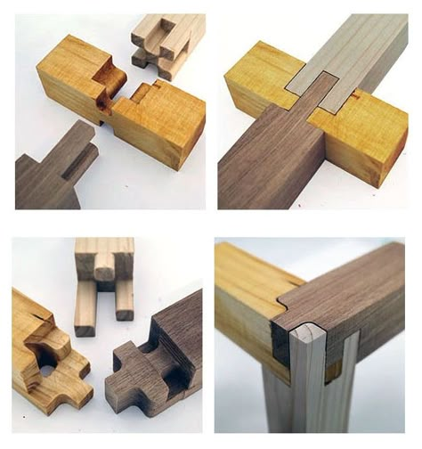 Wood Joinery Detail, Japanese Wood Joints, Wood Joining, Woodworking For Beginners, Carpentry And Joinery, Japanese Joinery, Japanese Woodworking, Joinery Details, Into The Wood