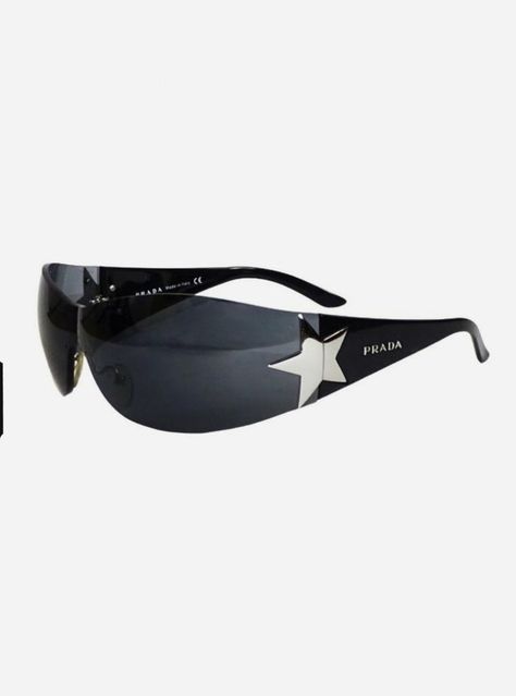 #prada #fashion #sunglasses #star #summer #streetwear Academia Business Casual, Zodiac Clothes, Pretty Sunglasses, Star Sunglasses, High School Fits, Dr Accessories, Billy Hargrove, Gov Ball, Prada Fashion