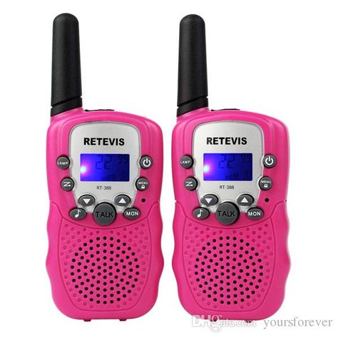 Best Walkie Talkie For Kids Handheld Kids Walkie Talkie Rt 388 Anti Throwing 22 Channels Portable Radio Vox Scan Ctcss/Dcs With Flashlight Two Way Radio Pink A9109e Walkie Talkie Baby Monitor From Yoursforever, $14.85| Dhgate.Com Walky Talky, Camping Summer, Alphabet Puzzles, Walkie Talkies, Kids Electronics, Portable Radio, Two-way Radios, Birthday Toys, Spy Gadgets