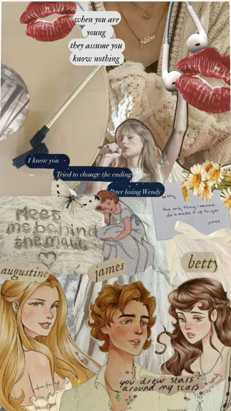 Taylor Swift Love Triangle, Betty James Augustine, Betty Wallpaper, Folklore Betty, Wallpaper Taylor Swift, James 3, Love Triangle, When You Were Young, Taylor Swift Album