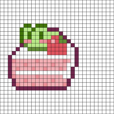 Small Frog Perler Bead Pattern, Frog Perler Bead Pattern, Frog Perler Beads, Melty Bead Designs, Frog Cake, Small Frog, Pattern Maker, Friendship Bracelets Designs, Diy Perler Bead Crafts