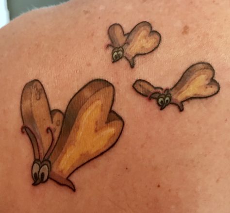 My Alice in Wonderland bread and butterflies tattoo Bread And Butterfly Tattoo, Alice In Wonderland Butterfly, Bread And Butterflies, Bread Tattoo, Tattoos 2023, Alice And Wonderland Tattoos, Butterflies Tattoo, Tattoos 2024, Prince Tattoos