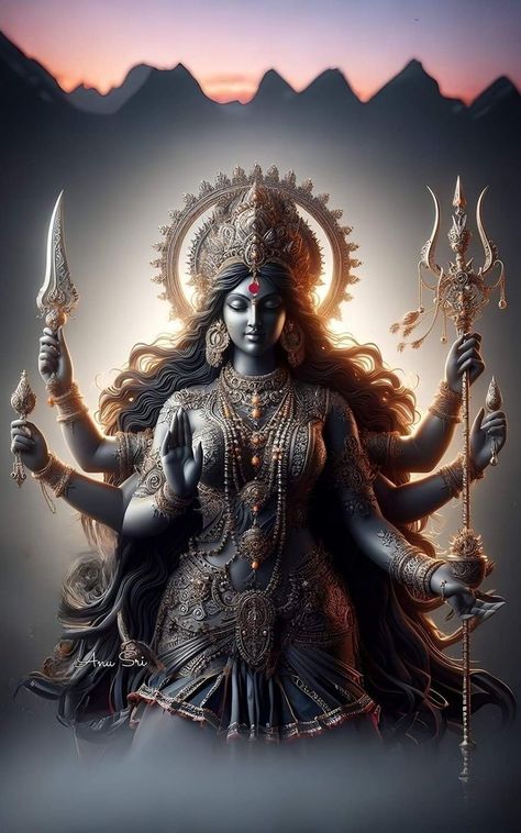 Kali Mata Hd Images, Durga Statue, Mata Durga, Devi Images Hd, Devi Images, Kali Mata, Mata Rani, Maa Durga, Durga Maa