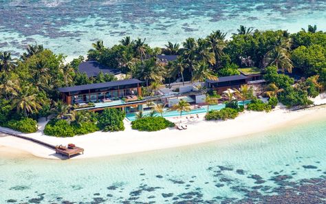 Private Island Vacation, جزر المالديف, Island Villa, Maldives Resort, Maldives Island, Aerial Photo, Private Island, Tropical Island, Island Resort