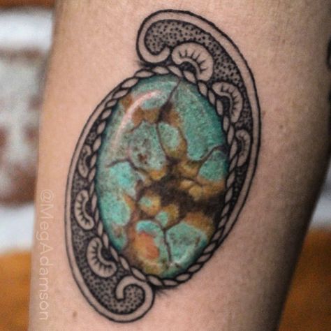 Turquoise Tattoo, Desert Tattoo, Stone Tattoo, Gem Tattoo, Trending Tattoo, Jewel Tattoo, Necklace Tattoo, Rock Tattoo, Native Tattoos