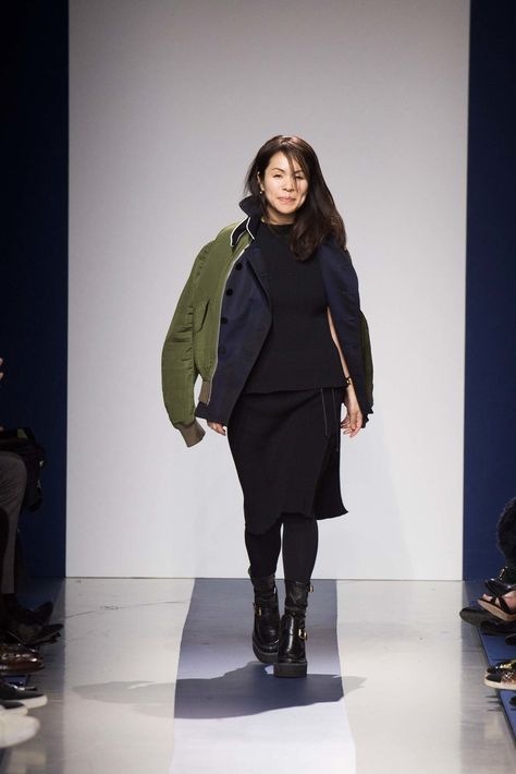 Sacai Fall 2015 Ready-to-Wear Fashion Show - Chitose Abe Fashion Week 2015, Fall 2015, Autumn Summer, Modern Luxury, Paris Fashion Week, Designer Fashion, Style Me, Fashion Show, Ready To Wear