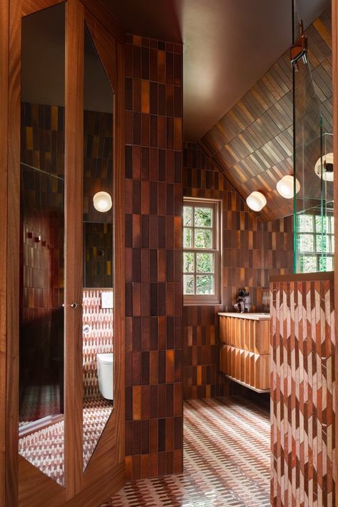 jm house — Osmose Moody Interiors, Pretty Bathrooms, Dream Bath, Retro Art Deco, Bathroom Design Inspiration, Interiors Dream, Home Remodel, Beach Bungalows, Bathroom Spa