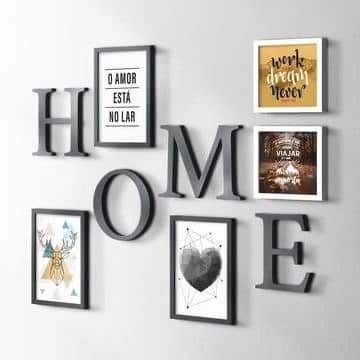 Wall Gallery Decoration Ideas ✨️ #walldecor #walldesign #walllightdesign #walldecorationforlivingroom #homedesignsdworld #explorepage #explore #latestdesigns #wallgallery #wallgallerydecor Simple Living Room Decor, Letter Wall Decor, Family Wall Decor, Home Decor Crate, Wall Decor Design, Apartment Decor Inspiration, Diy Home Decor On A Budget, Living Room Decor Modern, Home Design Decor