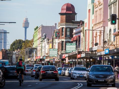 Sydney Aesthetic, Vintage Scenery, Newtown Sydney, Moving Guide, Pretty Dogs, Art Culture, Urban Life, 2024 Vision, Oh The Places Youll Go