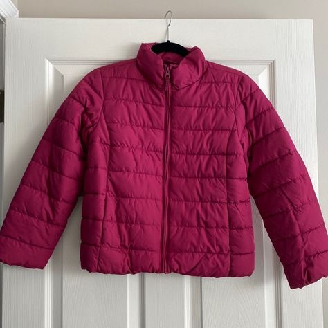 Girls winter puffer jacket Pink Winter Jacket, Winter Puffer Jackets, Winter Puffer, Pink Winter, Childrens Place, Dark Pink, Puffer Jacket, Desi, Puffer