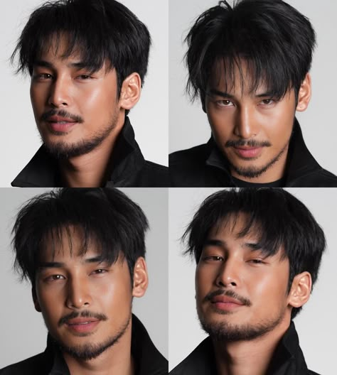 Male Expressions, Going To Japan, Apo Nattawin Wattanagitiphat, Nattawin Wattanagitiphat, Asian Men Hairstyle, Face Study, Men Hairstyle, Hot Asian Men, Face Reference