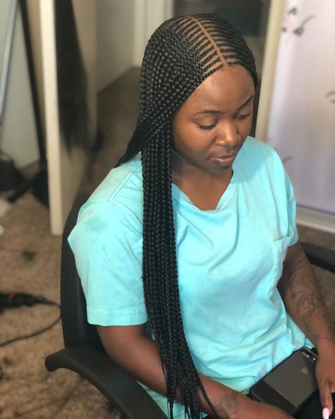 Braids With Middle Part, Middle Part Braided Hairstyles, Middle Part Braids Hairstyles, Middle Part Feed In Braids, Middle Part Cornrows Braids, Fulani Braids Middle Part, Middle Part Fulani Braids Hairstyles, Middle Part Fulani Braids, Middle Part Braids