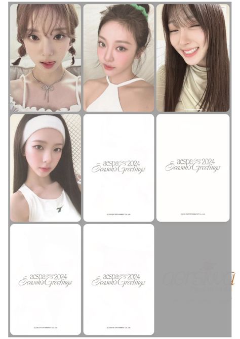 Newjeans Photocard Aesthetic, Photo Cards Kpop, Photo Cards Diy, Kpop Photocards, Kpop Diy, Pretty Crafts, Bow Wallpaper, Season Greetings, Lomo Card