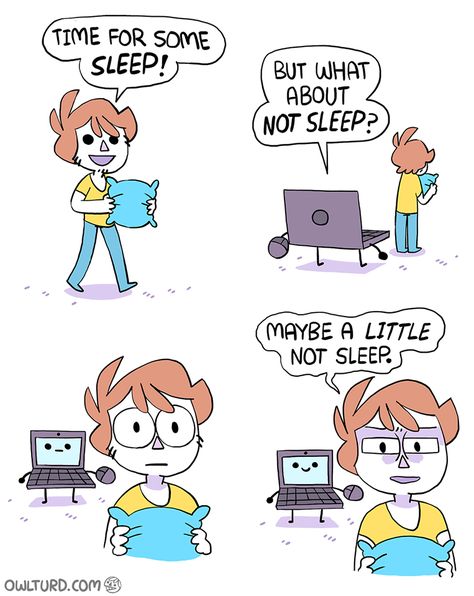 Not sleep Shen Comics, Owlturd Comics, 4 Panel Life, Life Comics, Online Comics, Funny Comic Strips, Web Comics, Comics Memes, Short Comics