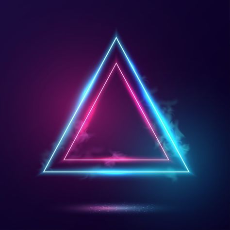 Neon Triangle, Triangles Design, Hipster Background, Dj Logo, Boat Wallpaper, Violet Background, Triangle Background, Background Frame, Neon Backgrounds