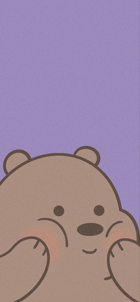 Cartoon Wallpaper Purple, Screen Wallpaper Cartoon, Iphone Wallpaper Hipster, Wallpaper Doodle, Iphone Wallpaper Pattern, Cool Wallpapers Cartoon, We Bare Bears, Bare Bears, Character Wallpaper