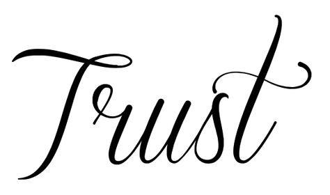 Trust tattoo Dont Trust Tattoo, Mind Over Matter Tattoo, Trust Tattoo, Clean Font, Bible Tattoos, Universe Tattoo, Gangsta Tattoos, God Things, Virgo Tattoo