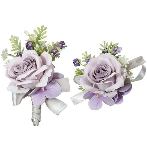 Prom 2k24, Wrist Corsage Prom, Flowers Accessories, Corsage And Boutonniere Set, Wrist Corsages, Accessories Elegant, Wedding Parties Colors, Wrist Flowers, Corsage And Boutonniere