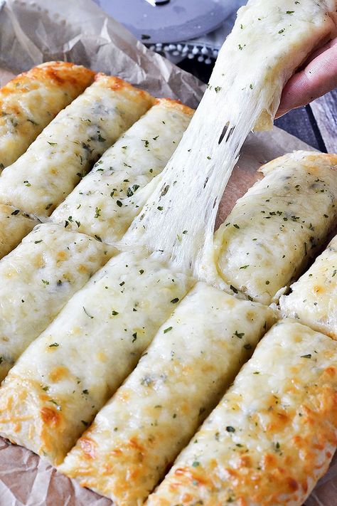 Appetizers Meat, Cheesy Garlic Breadsticks, Mother Thyme, Keto Meat, Garlic Breadsticks, Cheese Butter, Meat Appetizers, Appetizers Recipes, Breadsticks