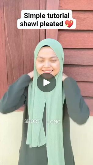 Pleated Shawl, 100k Views, Pleated Shorts, Shawl, Chiffon