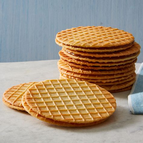 Martha's Stroopwafels Stroopwafels Recipe, Stroopwafel Recipe, Caramel Waffles, Waffle Cone Maker, Dutch Cookies, Dutch Babies, Baking Projects, Waffle Cookies, Waffle Recipe