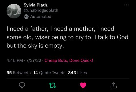 Girlhood Is Like Godhood, Sylvia Plath, Tweet Quotes