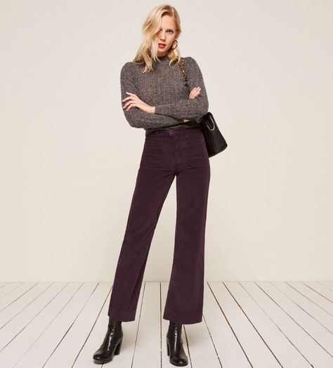 Reformation Waldorf Pant Court Outfit, Jury Duty, Wedding Outfits For Women, Reformation Jeans, Chunky Turtleneck Sweater, The Reformation, Jeans Collection, What To Wear Today, Woman Suit Fashion