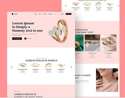 Check out new work on my @Behance profile: "Jewelry Shop Landing Page Design" http://be.net/gallery/192086529/Jewelry-Shop-Landing-Page-Design Jewellery Page Bio Ideas, Jewellery Website Design Inspiration, Website Banner For Jewellery, Jewellery Landing Page Design, Jewelry Ecommerce Web Design, Jewellery Shop, Design Ui, Landing Page Design, Page Design