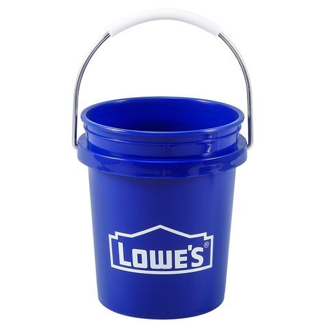 Lowe's Mini Bucket 0.5-Quart Bpa-free Polypropylene Paint Bucket Lowes.com 5 Gallon Buckets, Paint Buckets, Plastic Buckets, Mini Bucket, Food Storage Containers Organization, Paint Supplies, Steel Handle, Buckets, Food Storage Containers