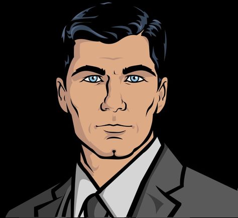 Sterling Archer Archer Meme, Archer Cartoon, Archer Tv Show, Adam Reed, Sterling Archer, Avatar Design, Archer Characters, Cartoon Photo, Neo Noir