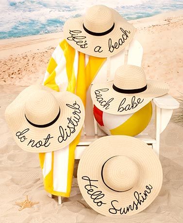 This Embroidered Sentiment Floppy Sun Hat is a fun and stylish way to express yourself at the beach. It's soft to the touch and made of natural straw and polyes Trendy Sayings, Personalized Wallet Card, Floppy Sun Hat, Womens Straw Hats, Floppy Beach Hat, Floppy Sun Hats, Personalized Hats, Do Not Disturb, Sun Hats For Women