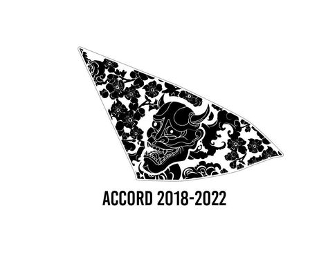 Accord 2016-2022 Window decal overlay. Available in quarter, rear, side, and SUV. #accord #honda #car #vinyl . #Cricut_Window_Decal #Car_Decals_Unique #Rear_Window_Decals #Car_Sticker_Design Car Decals Unique, Custom Hard Hats, Custom Car Stickers, Custom Wall Stickers, Rear Window Decals, Devil Eyes, Oni Demon, Hard Hat Stickers, Car Sticker Design