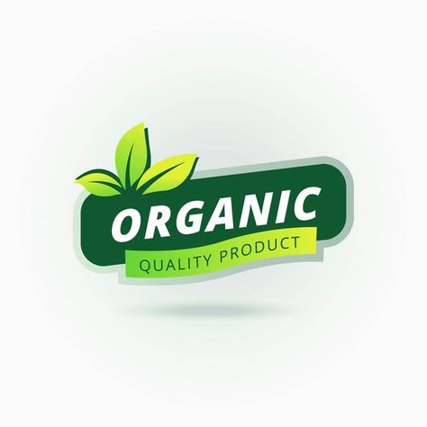 Organic logo sertified label Premium Vec... | Premium Vector #Freepik #vector #label #leaf #green #hand-drawn Organic Packaging Design, Organic Food Logo, Organic Packaging, Organic Labels, Organic Logo Design, Visit Card, Tea Logo, Honey Bottles, Label Shapes