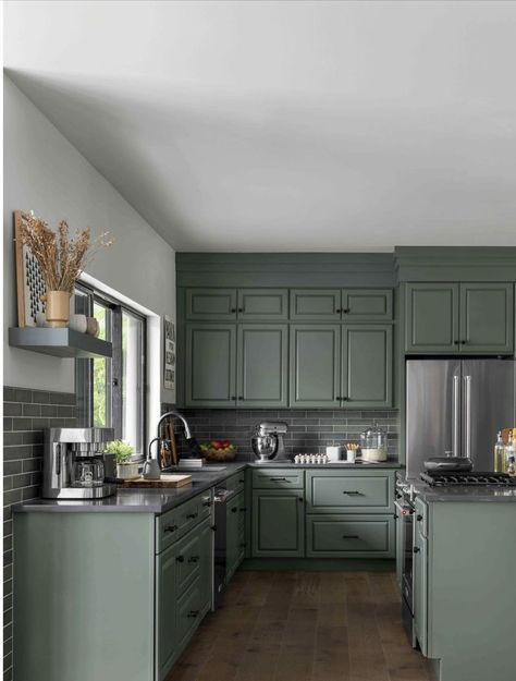 Hgtv Dream Home 2022, Hgtv Dream House, Tattoo Modern, Sage Green Kitchen, Green Kitchen Cabinets, Hgtv Dream Home, All White Kitchen, Luxury Cabin, Green Cabinets