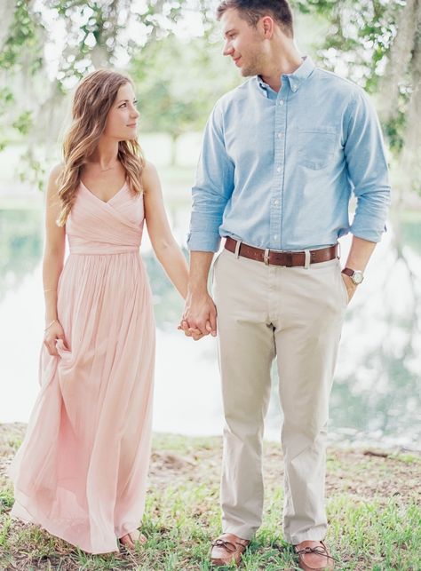 pink dress Pink Dress Couple Outfit, Pink Dress Engagement Photos, Glacier Photoshoot, Pastel Photoshoot, Two People In Love, Styled Engagement Shoot, Pink Engagement, The Look Of Love, Engagement Picture Outfits