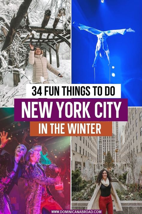 New York In Winter, Nex York, City In Winter, Visiting New York City, York Things To Do, Winter In New York, New York City Christmas, New York January, Winter Nyc