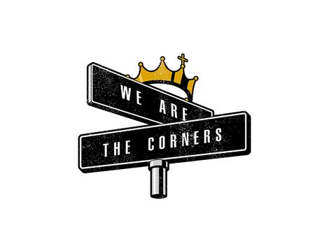 We Are The Corners designed by Byron Elliott. Connect with them on Dribbble; the global community for designers and creative professionals. Street Sign Tattoo, Road Logo, Dragon Sleeve Tattoos, S Logo Design, Logo Design Set, Corporate Image, Food Logo Design, Logo Number, Church Graphic Design