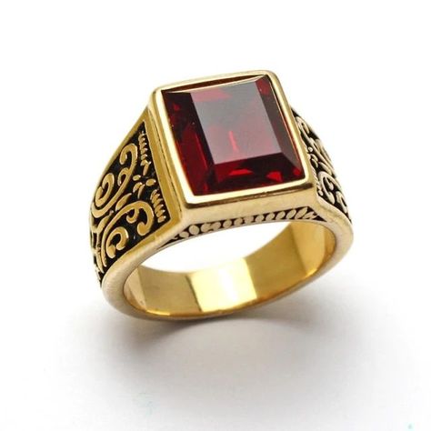 [Sponsored] 77 Best Mens Jewelry Rings Gold Tips and Tricks You Have To See Instantly #mensjewelryringsgold Gents Stone Ring Design, Mens Stone Ring Designs, Mens Jewelry Rings Gold, Mens Jewelry Rings, Gents Ring Design, Bishop Ring, Gents Gold Ring, Antique Mens Rings, Jewelry Rings Gold