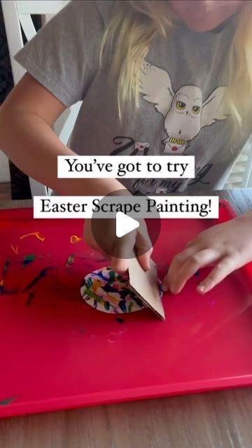 Kristina Buskirk | Toddler Approved on Instagram: "EASTER SCRAPE PAINTING!🙌 We’re kicking off the week with the coolest and easiest art activity! Put this on your list to try. Every single one is beautiful. This might be the most addictive process ever! We had so much fun! 

WHAT YOU NEED
✅ thick paper (cut into any shape, we did Easter eggs bc we’re into Easter right now)
✅ washable paint
✅ Q-tips (or a paintbrush)
✅ Piece of cardboard

If you want to download our printable egg template, it’s over on our blog. Just click on our 50+ EASTER ACTIVITIES linked in our profile and go to EASTER EGG SCRAPE PAINTING for all the deets. 

I love this art activity because it’s simple. I feel like a million bucks every time I do it with kids because the results are pretty, I have fun joining in, and Egg Template, Scrape Painting, Kindergarden Activities, Washable Paint, Egg Shape, Toddler Learning Activities, Easter Activities, Toddler Learning, Simple Art