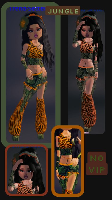 Jungle no vip Jungle Outfit, Jungle Dress, Aesthetic Roblox Royale High Outfits, Bloxburg Decal Codes, Nature Dress, One With Nature, Dress To Impress