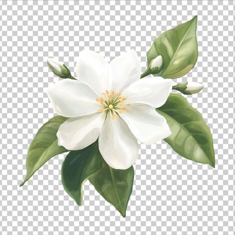 Elegant White Flowers on a transparent background | Premium AI-generated PSD White Flowers, Transparent Background, Flowers, White