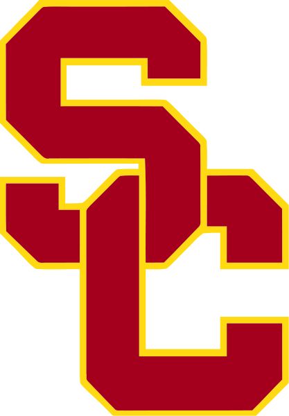 Interlocking SC logo Usc Logo, Trojans Logo, Football Vinyl Decal, Usc Trojans Logo, College Football Logos, Usc Basketball, Usc Trojans Football, Basketball Shorts Girls, Trojans Football