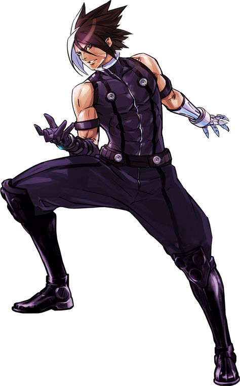 Nameless KOF 2002UM by topdog4815 Snk King Of Fighters, The King Of Fighters, King Of Fighters, Comics Art, Cartoon Drawing, Game Character Design, Dynamic Poses, Star Citizen, Character Design Male