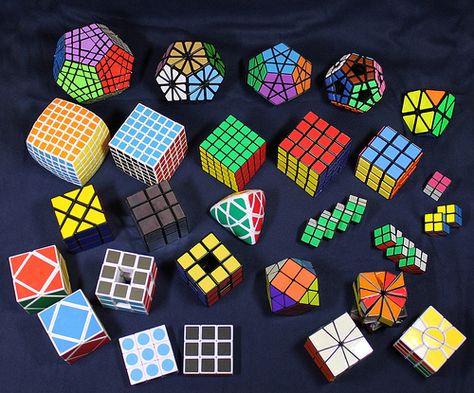 Rubik's Cube Collection | Flickr - Photo Sharing! Rubicks Cube, Rubiks Cube Solution, Rubics Cubes, Twisty Puzzles, Rubix Cube, 3d Cube, Problem Solver, Cube Puzzle, Shape Puzzles