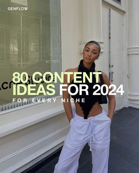 GENFLOW on Instagram: "Start 2024 with a bang with the ultimate guide to what to post 📲 Is your niche missing? 💬 Comment down below and we’ll share ideas for your niche in our broadcast channel! #contentideas #whattopost #instagraminspo #postideas #instagramideas #postinspo #contentcreator" Content Creators, Content Calendars, Content Creation, Instagram Inspo, Content Creator, Influencer, Bangs, Health And Wellness, The Creator