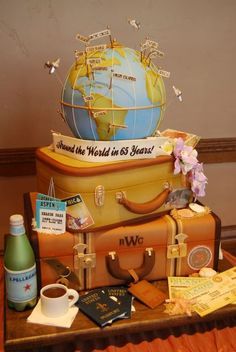 1000+ images about Around the world in 80 days on Pinterest | Hot ... Super Torte, Travel Cake, Cake Wrecks, Torte Cupcake, Gateaux Cake, Crazy Cakes, Unique Cakes, Cupcake Cake, Novelty Cakes