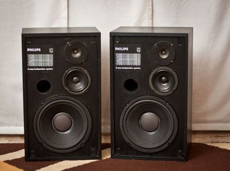 How to: Update Your Old Speakers by Simply Replacing the Foam | Man Made DIY | Crafts for Men | Keywords: music, DIY, upcycle, technology Diy Crafts For Men, Old Speaker, Crafts For Men, Floor Speakers, Diy Audio Projects, Jbl Speakers, Speaker Plans, Black Speaker, Speaker Projects