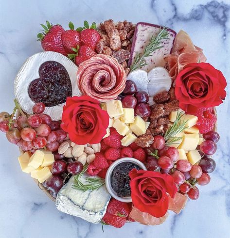 Valentines Day Salad, Valentine’s Day Charcuterie Board, Valentines Cheese Board, Valentine Charcuterie Board Ideas, Rose Charcuterie Board, Valentines Day Charcuterie Board, Valentine Charcuterie Board, Valentines Day Charcuterie, Best Charcuterie Board Ideas