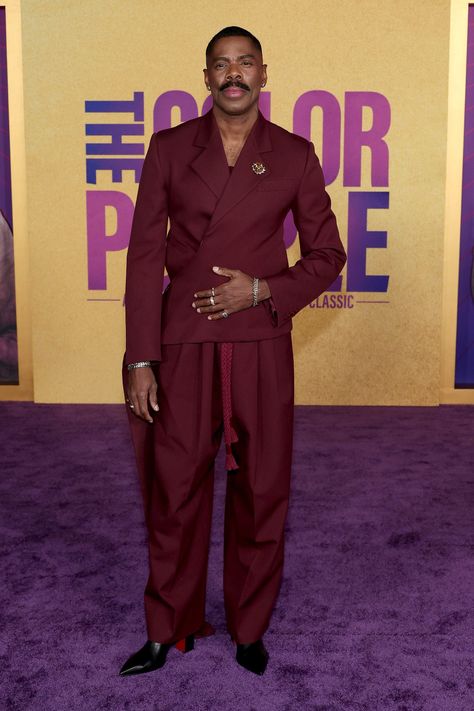 Colman Domingo Red Carpet, The Man From U.n.c.l.e. Fashion, Coleman Domingo Style, Coleman Domingo, Black Man Suit, Jonathan Roumie, Colman Domingo, Elegant Photos, Danielle Brooks